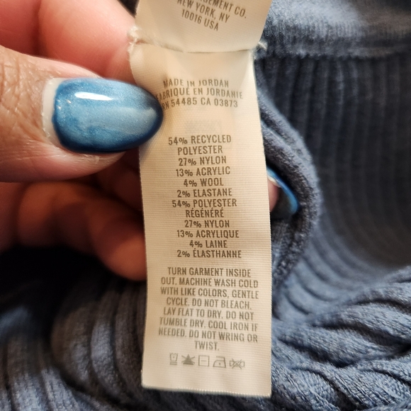 Aerie Blue Ribbed Sweater Flare Pants Size XL - Picture 4 of 8